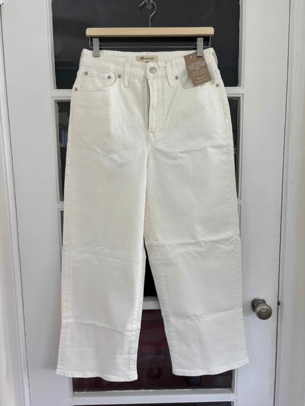 NWT Madewell Curvy Perfect Vintage Wide-leg Crop Jean